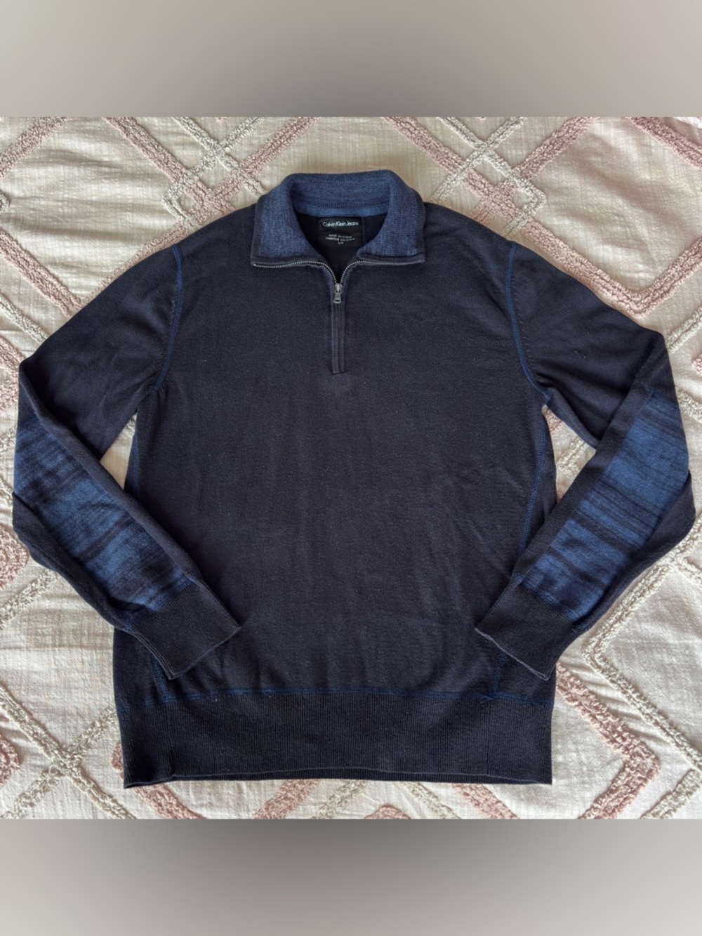 Calvin Klein Quarter Zip - Navy